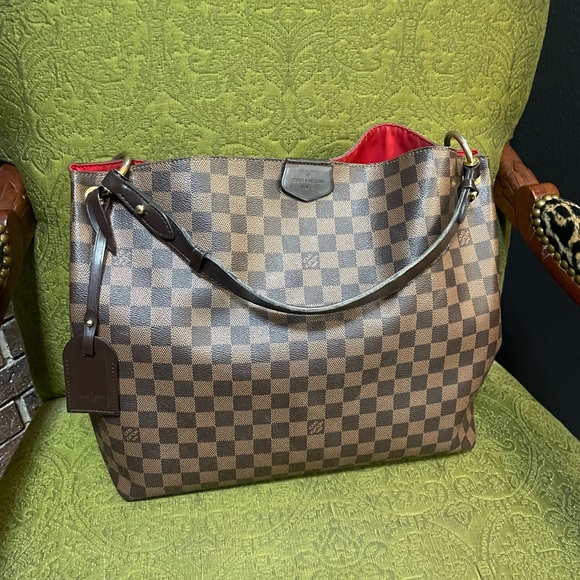 Authentic LV GRACEFUL MM Damier Ebene - Picture 1 of 6